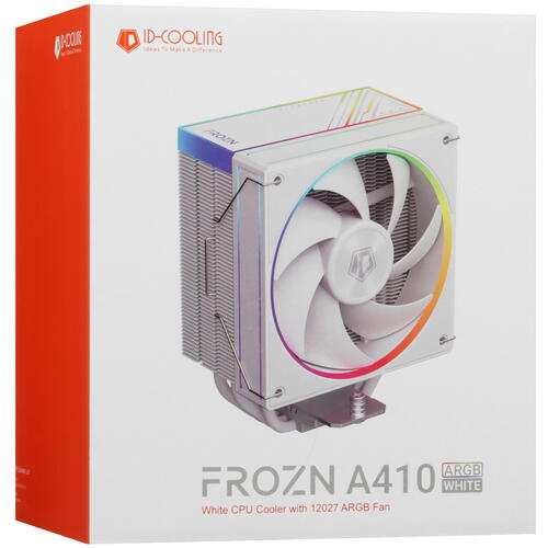 Купить Кулер для процессора ID-COOLING FROZN A410 ARGB WHITE  белый  5439062. Характеристики, отзывы и цены в Донецке