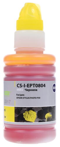 Купить Чернила водорастворимые Cactus CS-I-EPT0804 желтый  7938755. Характеристики, отзывы и цены в Донецке