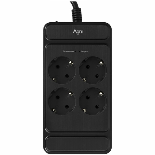 Купить Сетевой фильтр AGNI TP-FS4E черный  9289283. Характеристики, отзывы и цены в Донецке