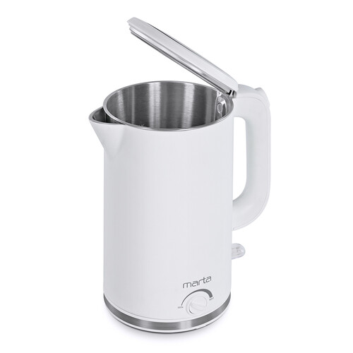 Купить Электрочайник MARTA MT-4557 белый  5354220. Характеристики, отзывы и цены в Донецке