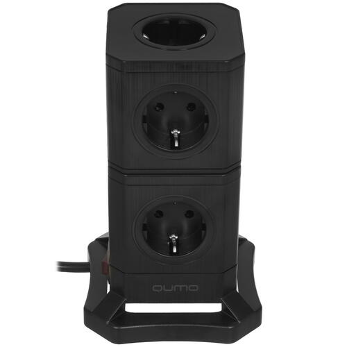 Купить Сетевой фильтр QUMO Power Block System PD1+1 12SP5U (P-0003) черный  5416307. Характеристики, отзывы и цены в Донецке
