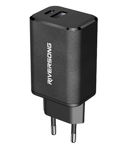 Купить Сетевое зарядное устройство Riversong PowerKub G65 черный  5487654. Характеристики, отзывы и цены в Донецке