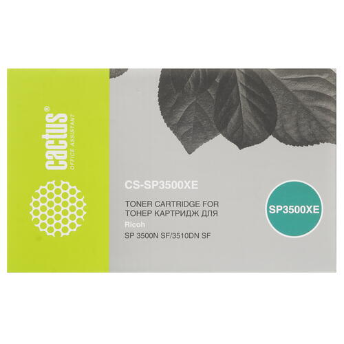 Купить Картридж лазерный Cactus CS-SP3500XE 407646 черный, с чипом  5303653. Характеристики, отзывы и цены в Донецке