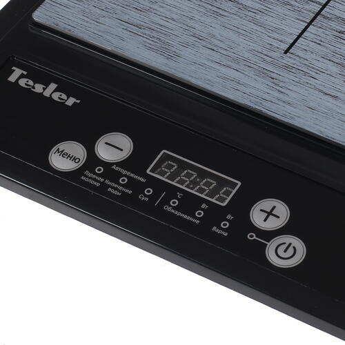 Купить Плита компактная электрическая TESLER PI-13 черный  8121377. Характеристики, отзывы и цены в Донецке