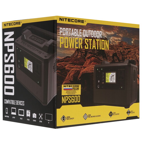 Купить Портативная зарядная станция Nitecore NPS600 черный  9170880. Характеристики, отзывы и цены в Донецке