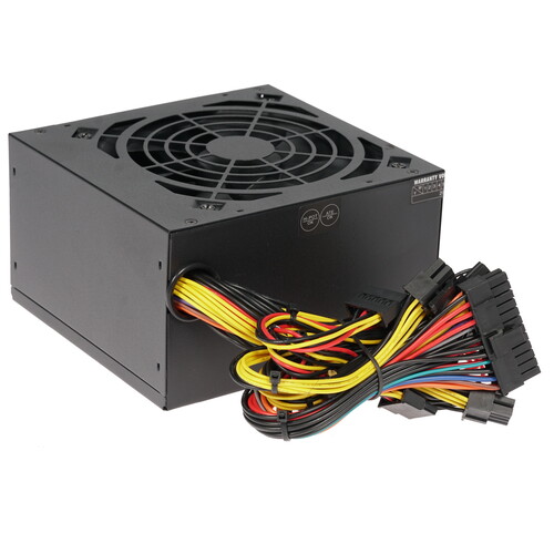 Купить Блок питания POWERMAN 600W [PM-600ATX-F-BL_BOX] черный  5358598. Характеристики, отзывы и цены в Донецке