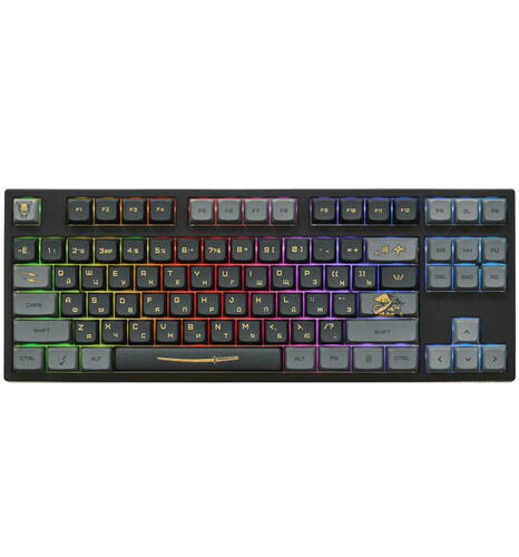 Купить Клавиатура проводная + беспроводная ARDOR GAMING Wakizashi [AG-ZD-87GT-XDA-HS-B]  5412183. Характеристики, отзывы и цены в Донецке