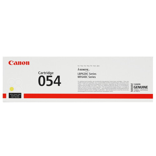 Купить Картридж лазерный Canon 054 Y желтый  4701175. Характеристики, отзывы и цены в Донецке