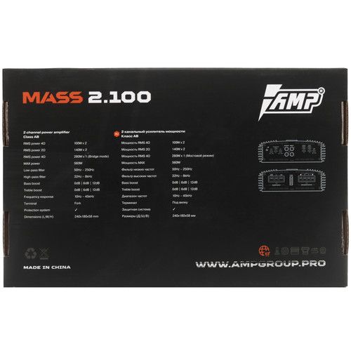 Купить Усилитель AMP MASS 2.100  5466657. Характеристики, отзывы и цены в Донецке