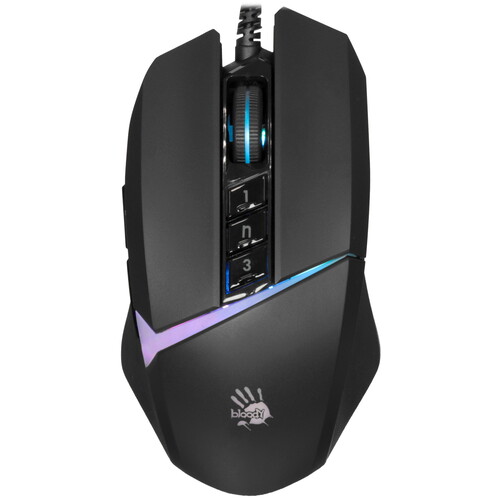 Купить Мышь проводная A4Tech Bloody W60 Max  черный  9280323. Характеристики, отзывы и цены в Донецке