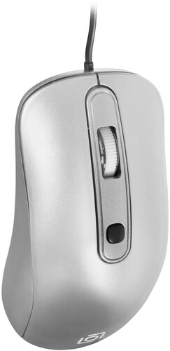 Купить Мышь проводная Oklick 155M [337117] серебристый  5027056. Характеристики, отзывы и цены в Донецке