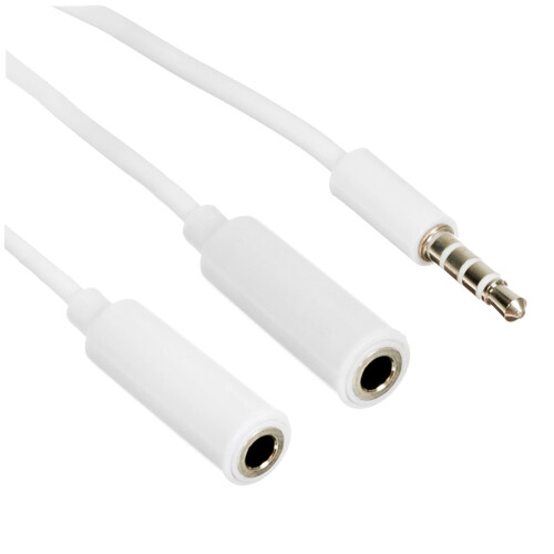 Купить Кабель соединительный   Rexant 3.5 mm jack x2 - 3.5 mm jack белый  5479593. Характеристики, отзывы и цены в Донецке