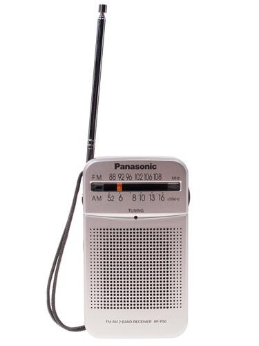 Купить Радиоприемник Panasonic RF-P50EG9-S серебристый  1030156. Характеристики, отзывы и цены в Донецке