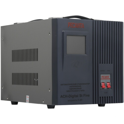 Купить Стабилизатор напряжения РЕСАНТА АСН-Digital St Five  5637640. Характеристики, отзывы и цены в Донецке