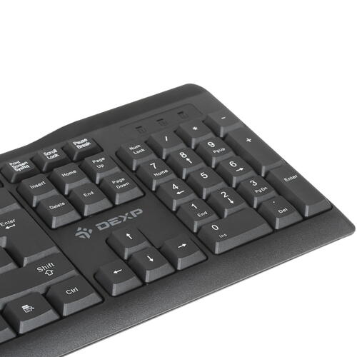 Купить Клавиатура проводная DEXP K-507BU  1376958. Характеристики, отзывы и цены в Донецке