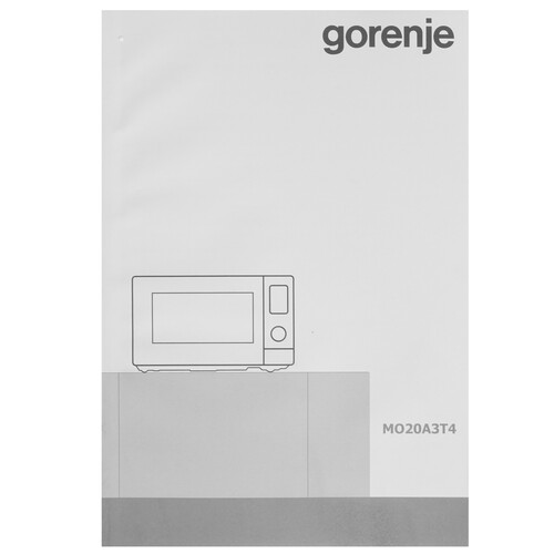 Купить Микроволновая печь Gorenje MO20A3T4 серый  9185839. Характеристики, отзывы и цены в Донецке