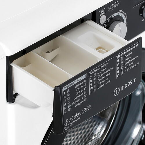 Купить Стиральная машина Indesit EWSD 51031 BK CIS белый  8165433. Характеристики, отзывы и цены в Донецке