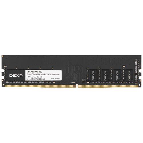 Купить Оперативная память DEXP [DEXP8GD4UD32] 8 ГБ  5422116. Характеристики, отзывы и цены в Донецке
