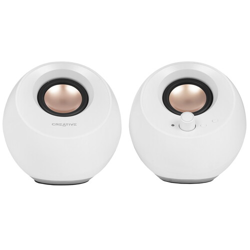 Купить Колонки Creative PEBBLE PRO белый  5613776. Характеристики, отзывы и цены в Донецке