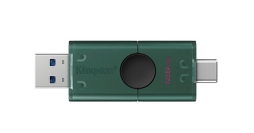 Купить Память USB Flash 128 ГБ Kingston DataTraveler Duo  5641727. Характеристики, отзывы и цены в Донецке