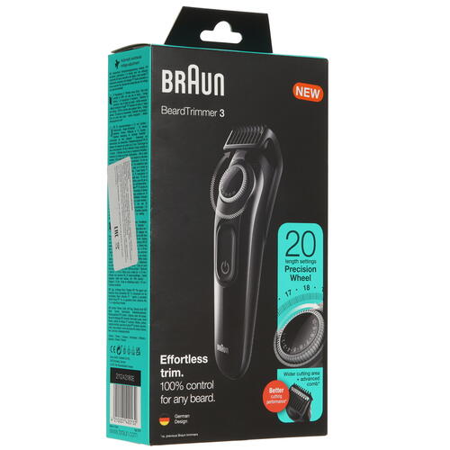 Купить Триммер Braun BT3324 черный  5411526. Характеристики, отзывы и цены в Донецке