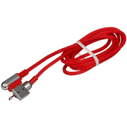 Купить Кабель круглый Hoco micro USB - USB 2.0 Type-A красный 1.2 м  5475200. Характеристики, отзывы и цены в Донецке