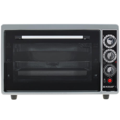 Купить Мини-печь Kraft KF-MO 3803 KGR серый  8108444. Характеристики, отзывы и цены в Донецке