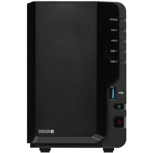 Купить Сетевое хранилище (NAS) Synology DiskStation DS225+  5640458. Характеристики, отзывы и цены в Донецке