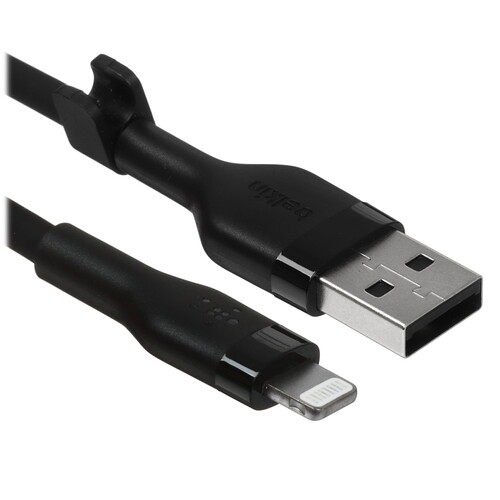 Купить Кабель круглый Belkin Lightning 8-pin - USB 2.0 Type-A черный 1 м  5605595. Характеристики, отзывы и цены в Донецке