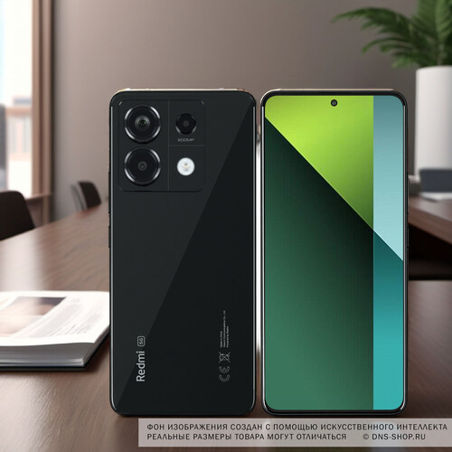 Купить 6.67" Смартфон Xiaomi Redmi Note 13 Pro 5G 256 ГБ черный  5482822. Характеристики, отзывы и цены в Донецке