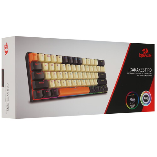 Купить Клавиатура  проводная + беспроводная Redragon Caraxes Pro  9202981. Характеристики, отзывы и цены в Донецке
