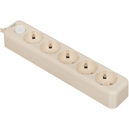 Купить Сетевой фильтр AGNI TP-FD5E бежевый  9289325. Характеристики, отзывы и цены в Донецке