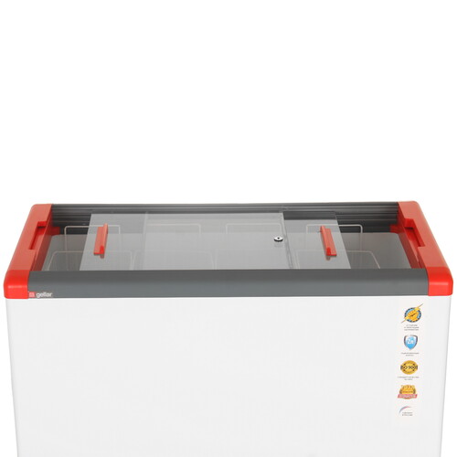 Купить Морозильный ларь Frostor Gellar FG 400 С белый, красный  1109646. Характеристики, отзывы и цены в Донецке