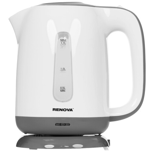 Купить Электрочайник RENOVA KT17P-01W серый  9182158. Характеристики, отзывы и цены в Донецке