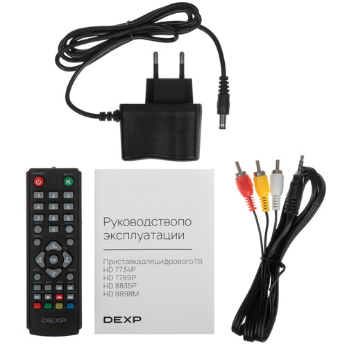 Купить Приставка для цифрового ТВ DEXP HD 7789P черный  5494093. Характеристики, отзывы и цены в Донецке