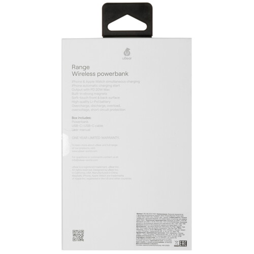 Купить Портативный аккумулятор uBear Range 6500 черный  5466095. Характеристики, отзывы и цены в Донецке