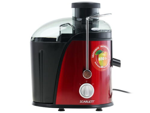 Купить Соковыжималка электрическая Scarlett SC-JE50S15 красный  1065669. Характеристики, отзывы и цены в Донецке