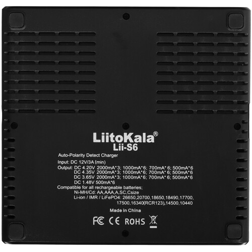Купить Зарядное устройство LiitoKala Lii-S6  9212336. Характеристики, отзывы и цены в Донецке