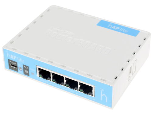 Купить Wi-Fi роутер MikroTik hAP lite  1160178. Характеристики, отзывы и цены в Донецке