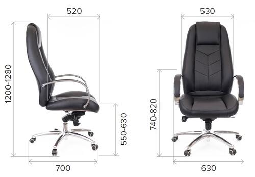 Купить Кресло офисное Everprof Drift Lux M черный  9105066. Характеристики, отзывы и цены в Донецке