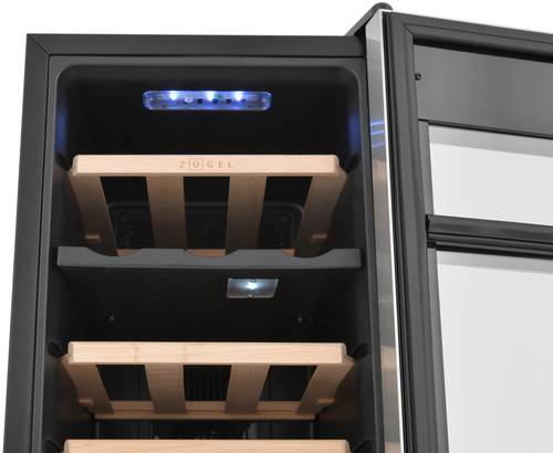 Купить Винный шкаф ZUGEL ZTWF182DX серый  9238034. Характеристики, отзывы и цены в Донецке