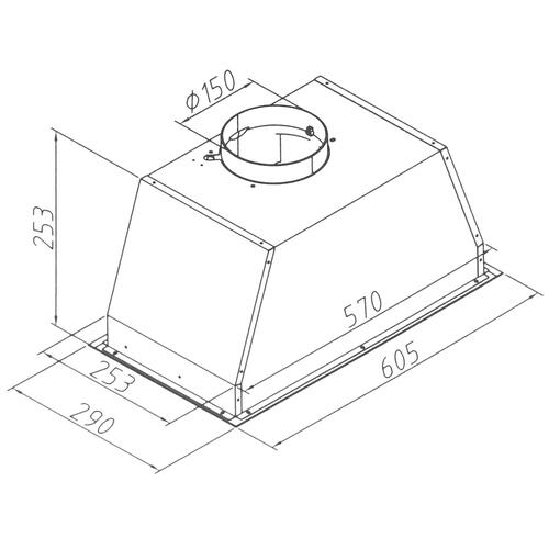 Купить Вытяжка полновстраиваемая Gorenje BHI626E6B черный  9040492. Характеристики, отзывы и цены в Донецке
