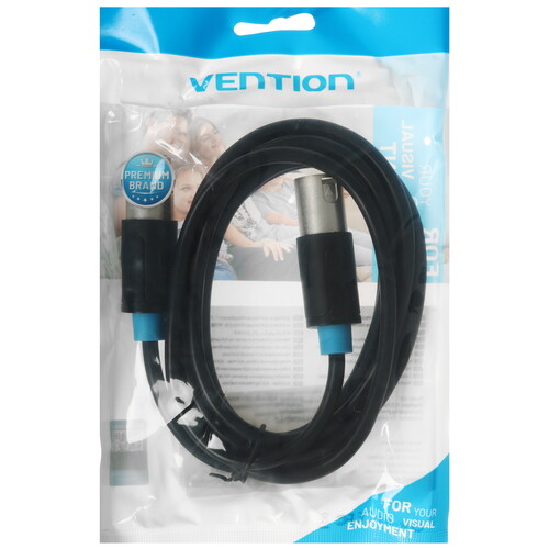 Купить Кабель   Vention XLR - XLR черный  9160791. Характеристики, отзывы и цены в Донецке