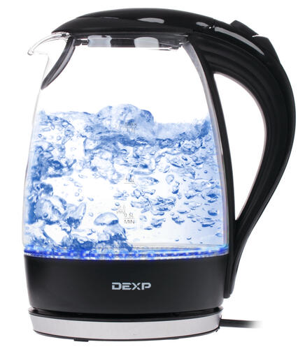 Купить Электрочайник DEXP GF-175 черный  1065590. Характеристики, отзывы и цены в Донецке