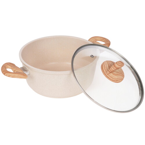 Купить Кастрюля Werner Letizia 52204 3.3 л 22 см бежевый  9223409. Характеристики, отзывы и цены в Донецке