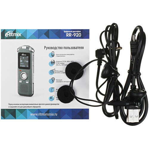 Купить Диктофон Ritmix RR-920  5086320. Характеристики, отзывы и цены в Донецке