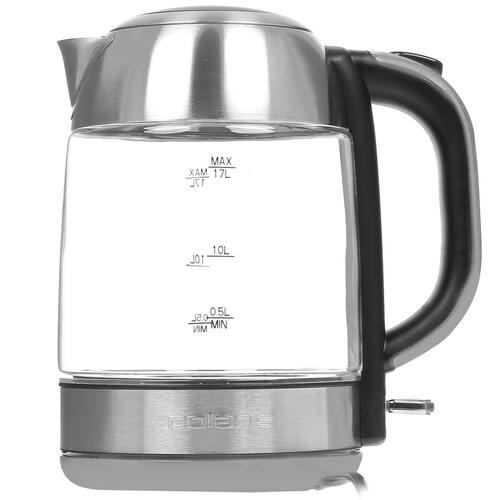Купить Электрочайник Polaris PWK 1791CGL серебристый  1344994. Характеристики, отзывы и цены в Донецке