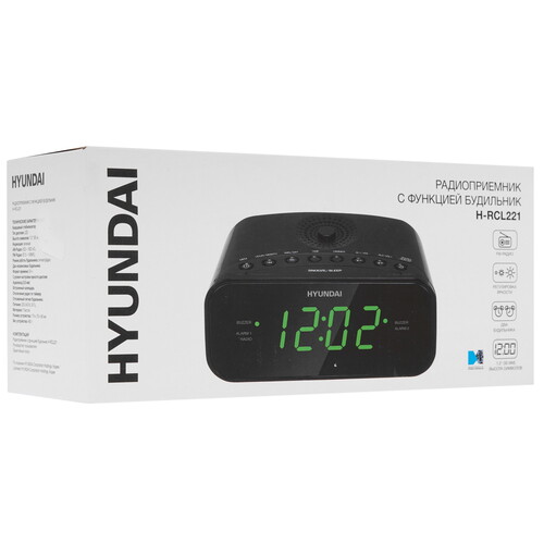 Купить Радиобудильник Hyundai H-RCL221  5483574. Характеристики, отзывы и цены в Донецке