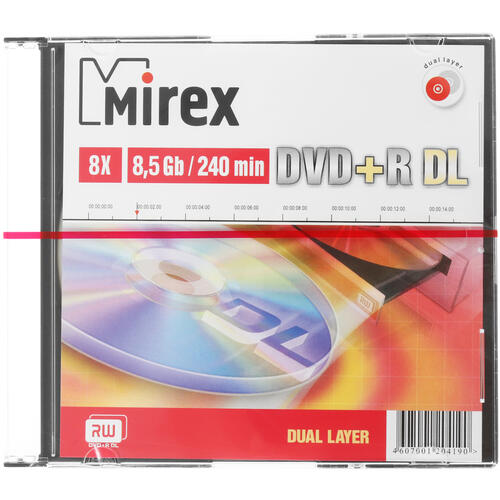Купить DVD-диск Mirex DVD+R, 8.5 ГБ, Slim Case, 8x, 1 шт  4804157. Характеристики, отзывы и цены в Донецке