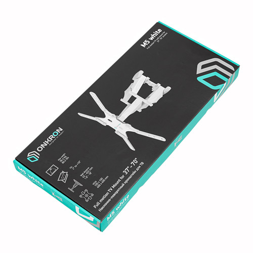 Купить Кронштейн для ТВ ONKRON M5 белый  4830284. Характеристики, отзывы и цены в Донецке